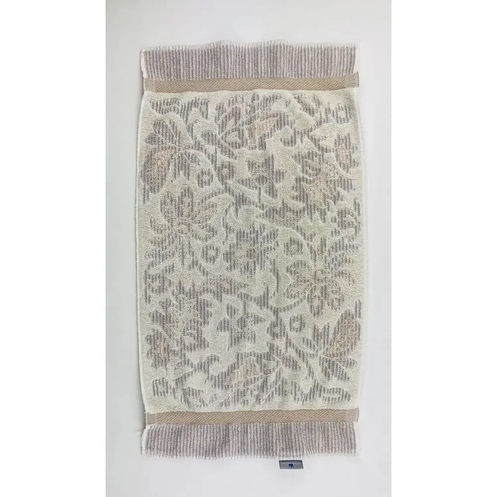 3 Royal Velvet Fieldcrest Towels Floral Flower Pink Blue Cream Bath Body Hand Sp